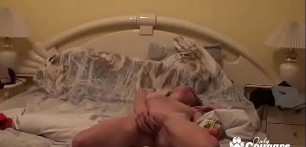  Sickly Skinny Amateur Puts A Toy In Her Pussy